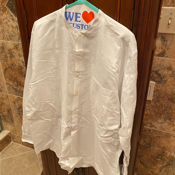 Club Room Banded Collar Shirt - Picture 3 of 4